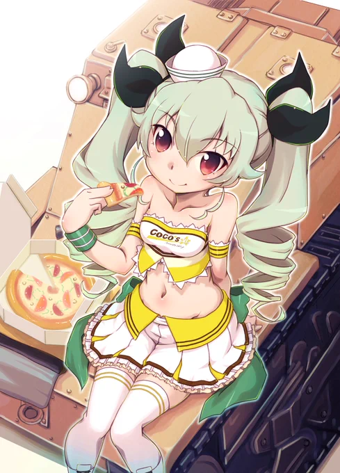 #このタグを見た人は黙って食べ物を持ったキャラを貼る 