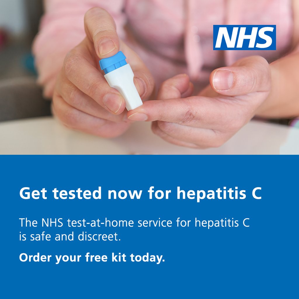 NHSEngland's tweet photo. If you live in England and are worried that you may be at risk of hepatitis C, you can order a confidential test online through our website.

➡️ https://t.co/WRt9xJ9PoG https://t.co/yYWk60hJsr