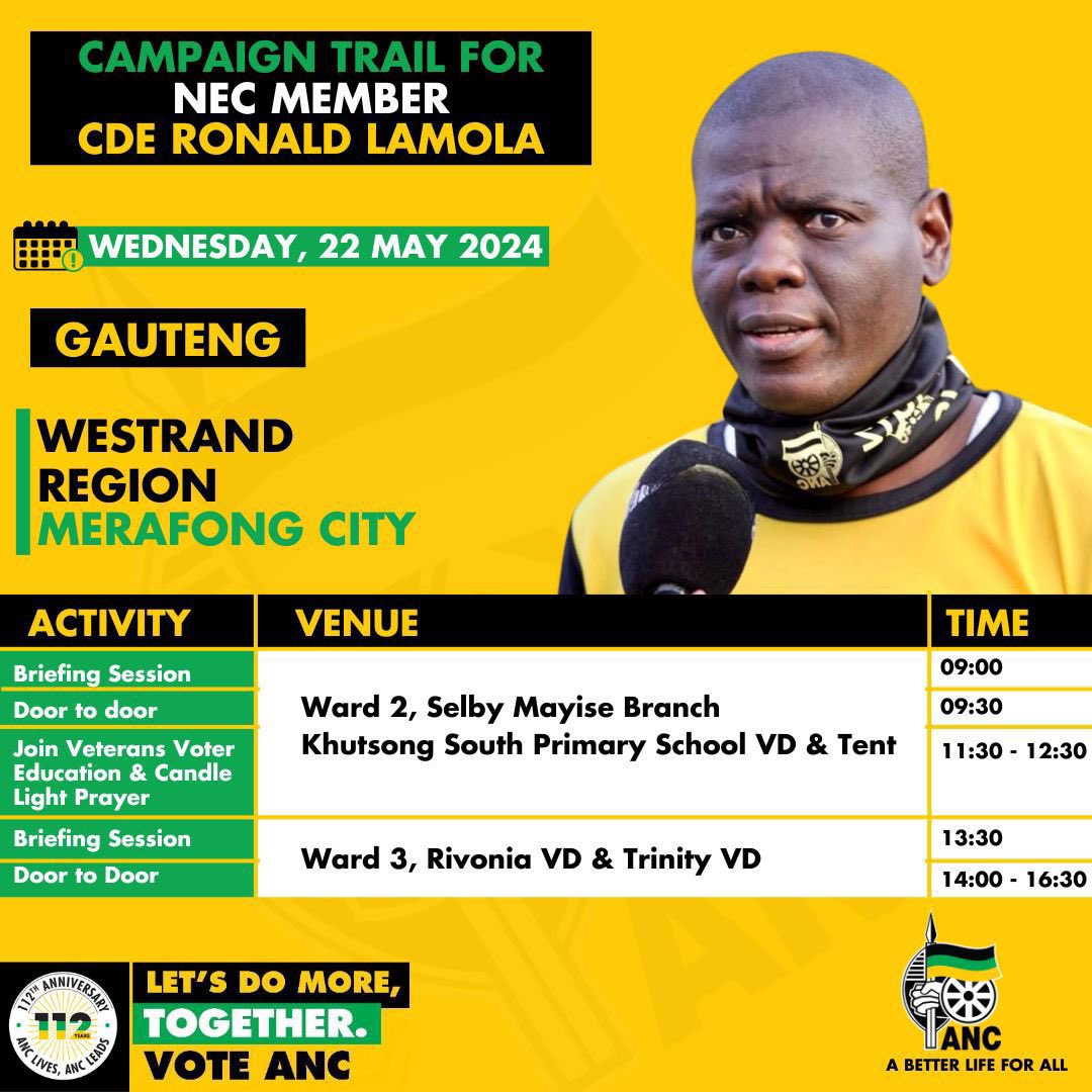 #VoteANC2024 #LetsDoMoreTogether