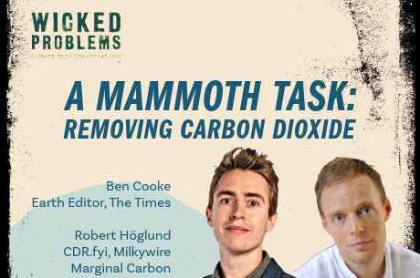 Great new #WickedProblems #ClimateTech conversations out now - talking @Climeworks @CarbFix's Mammoth, with @BenCooke135 of The Times and the big CDR picture with @RobertHoglund of @milkywire, @cdr_fyi, and Marginal Carbon.

news.wickedproblems.uk/p/a-mammoth-ta…