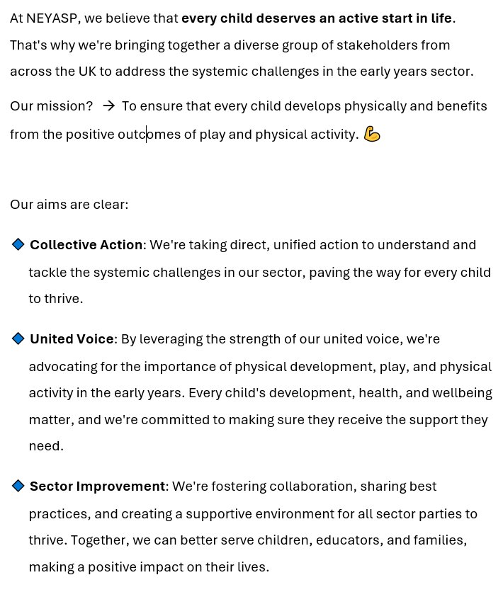 National Early Years Active Start Partnership tweet media