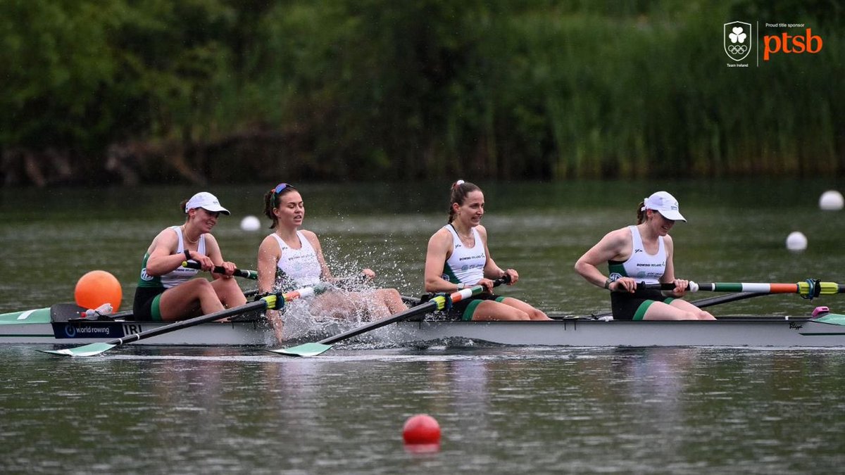 See you in Paris girls! 🚣🏼‍♀️🇫🇷 Imogen Magner, Eimear Lambe, Natalie Long and Emily Hegarty secured a boat for Team Ireland in the Women’s Four at #Paris2024 in the final Olympic qualification event yesterday #PTSBTeamIreland @TeamIreland