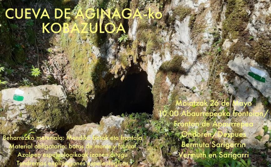 Plana ezin hobea!!! Planazo para el finde!! 
#Abaurrepean #kobazulo #visitaguiada