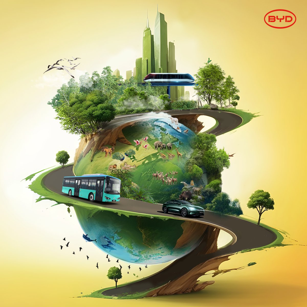 This International Day for Biological Diversity, join us in promoting biodiversity through green mobility solutions for a greener future!

#BYD #BuildYourDreams #InternationalDayForBiologicalDiversity #CoolTheEarthByOneDegree