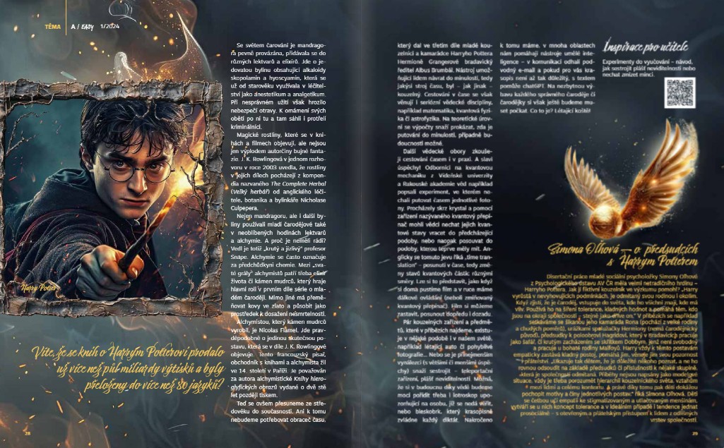 Check out Simona Oľhová's discussion on how Harry Potter stories can reduce prejudice in A/ Easy magazine (CZ). 

If you're curious to learn more about her research, you can read her entire study here: link.springer.com/article/10.100…