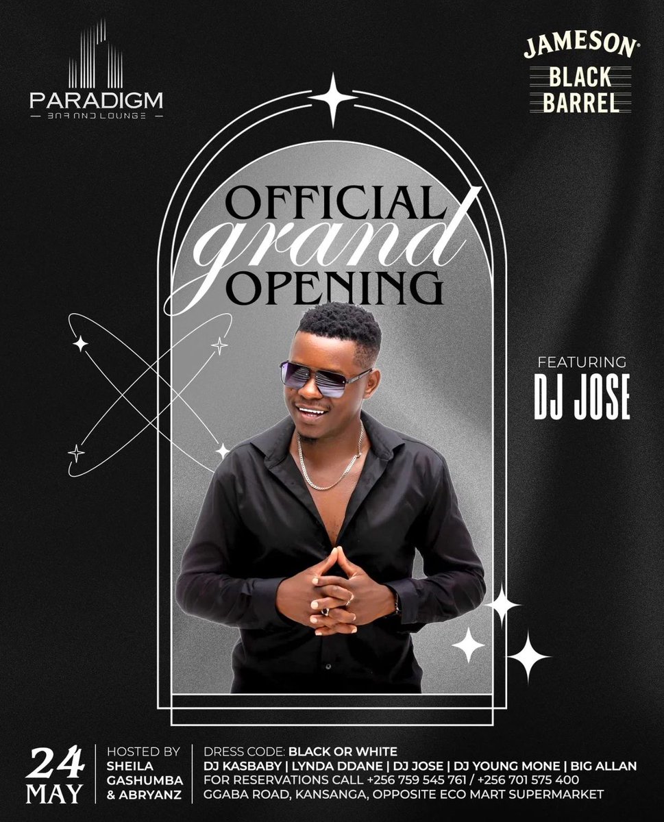 its_Phidy's tweet photo. The entertainment protocol is well observed come this Friday. 💃🏽✨ @Paradigmkla is the place to be! 

#ParadigmBar
#ParadigmGrandOpening https://t.co/RDOUo6Z8Jd