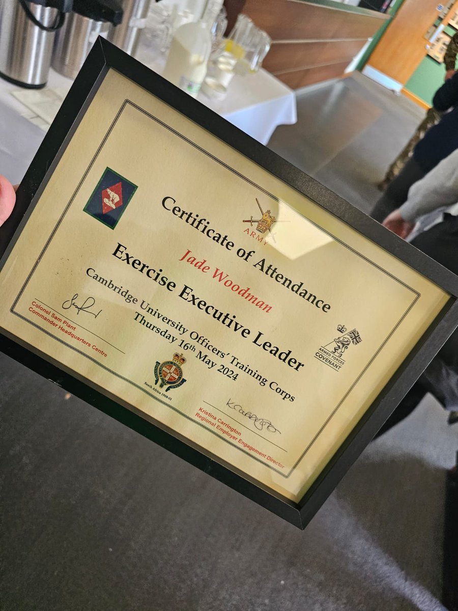 As Gold Award Holders of the ERS and signatories of the Armed Forces Covenant, we have close ties to @EastAngliaRFCA We were delighted to send two of our Maintenance Team Leaders to their military Exercise Executive Leader course, recently. Thank you for another fantastic event!