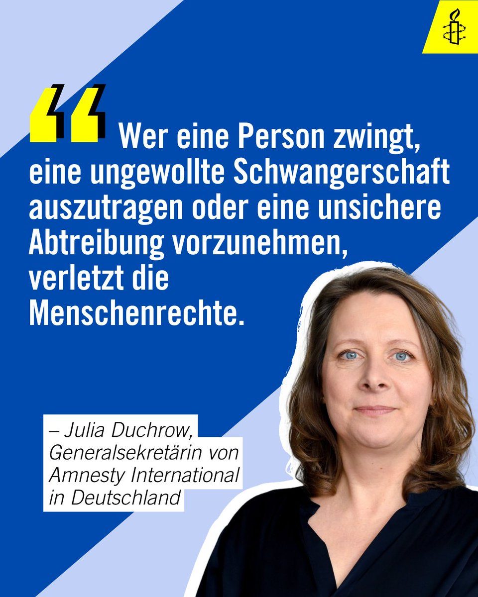 Schwangerschaftsabbrüche müssen entkriminalisiert werden!

Wir freuen uns über die Bürgerinitiative 'My Voice My Choice', die dafür kämpft, dass es sichere und zugängliche #Abtreibung|en für jede Person in Europa gibt. #MVMC

Unterschreibt hier 👇
myvoice-mychoice.org/de (1/2)