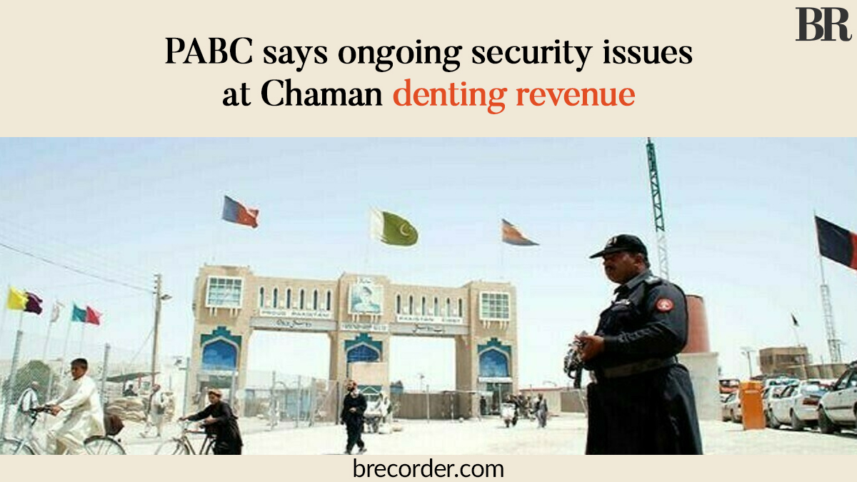 Pakistan Aluminum Beverage Cans Limited (PABC) said that “ongoing security issues” at Chaman, which has already strangled trade with Afghanistan, may negatively impact the company’s revenue from exports to the neighboring country. Read more: brecorder.com/news/40304685/… #PABC