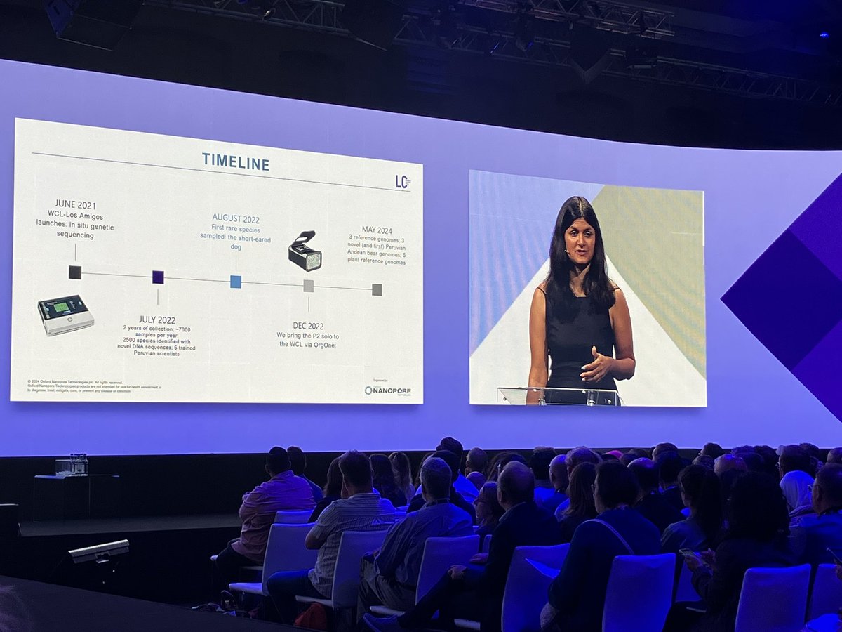 Super excited to hear how well sequencing in the Amazon is going! Amazing work by all of the local scientists to generate genomes with clever solutions to challenges in field labs #nanoporeconf