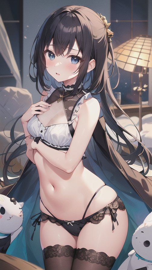 育生aiイラストアプリでプロンプトを1つずつ足していってみる。※そのほか設定は自動※

微妙な表情を追加「照れ顔」

①パ〇チラ ②微乳 ③黒髪 ④照れ顔

では、検証してみます(*`･ω･)ゞ

#育生AI #イラスト #検証してみます