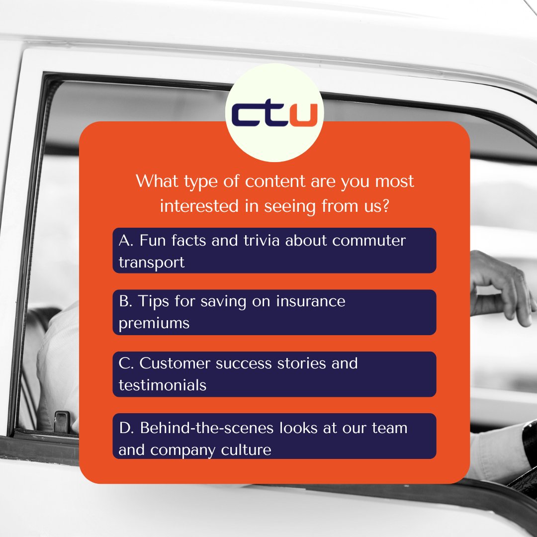 CTU Commuter Transport Insurance. tweet media