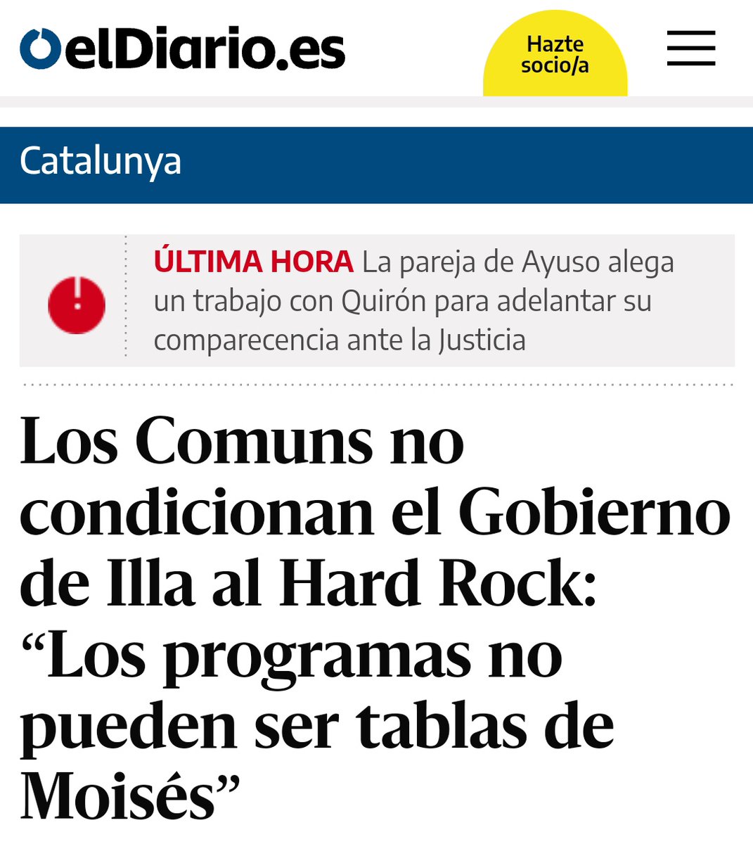 Los Comunes Sumar forzaron las elecciones catalanas en un arranque de dignidad ecologista que se ha desvanecido después de unos malos resultados electorales y ante la posibilidad de conseguir un sillón en el nuevo gobierno.