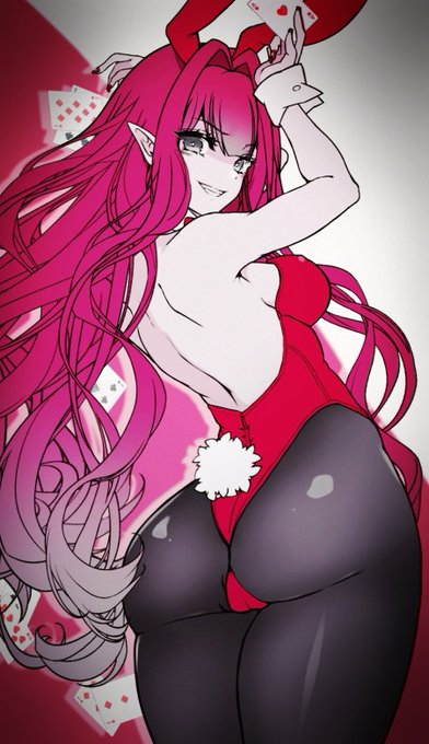 カジノinバニーガールなバーヴァンシー(トリ子) バニーディーラーのトリ子に有り金むしられたい👯‍♀️💸 #FGO 