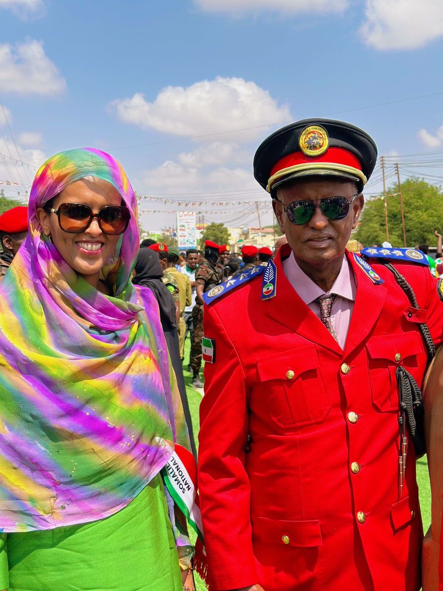 Highlights from the 18th May Celebrations in Hargeysa, Somaliland 🧡💚🙌🏾 I was glad to meet some real-life heroes, including Brigadier General Ahmed Mohamed Hassan, Commander of the Somaliland Fire Service. General Ahmed has dedicated himself to the safety and wellbeing of the