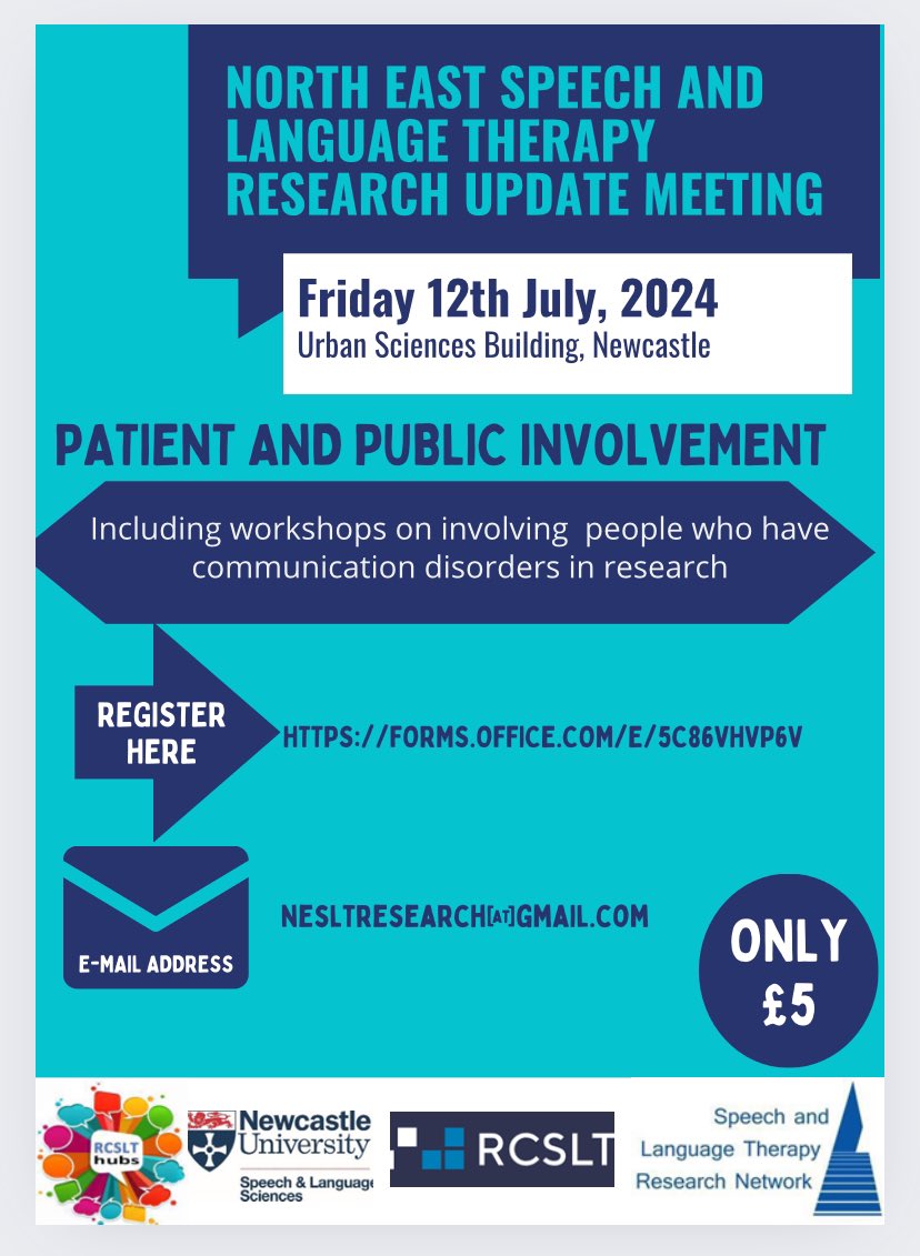 ⭐️ Excited for our Research Update Meeting this July⭐️ Patient and Public Involvement Theme Register here: forms.office.com/e/5c86vHVP6V