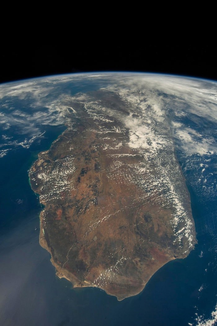 Вид на Мадагаскар с борта МКС 🛰
