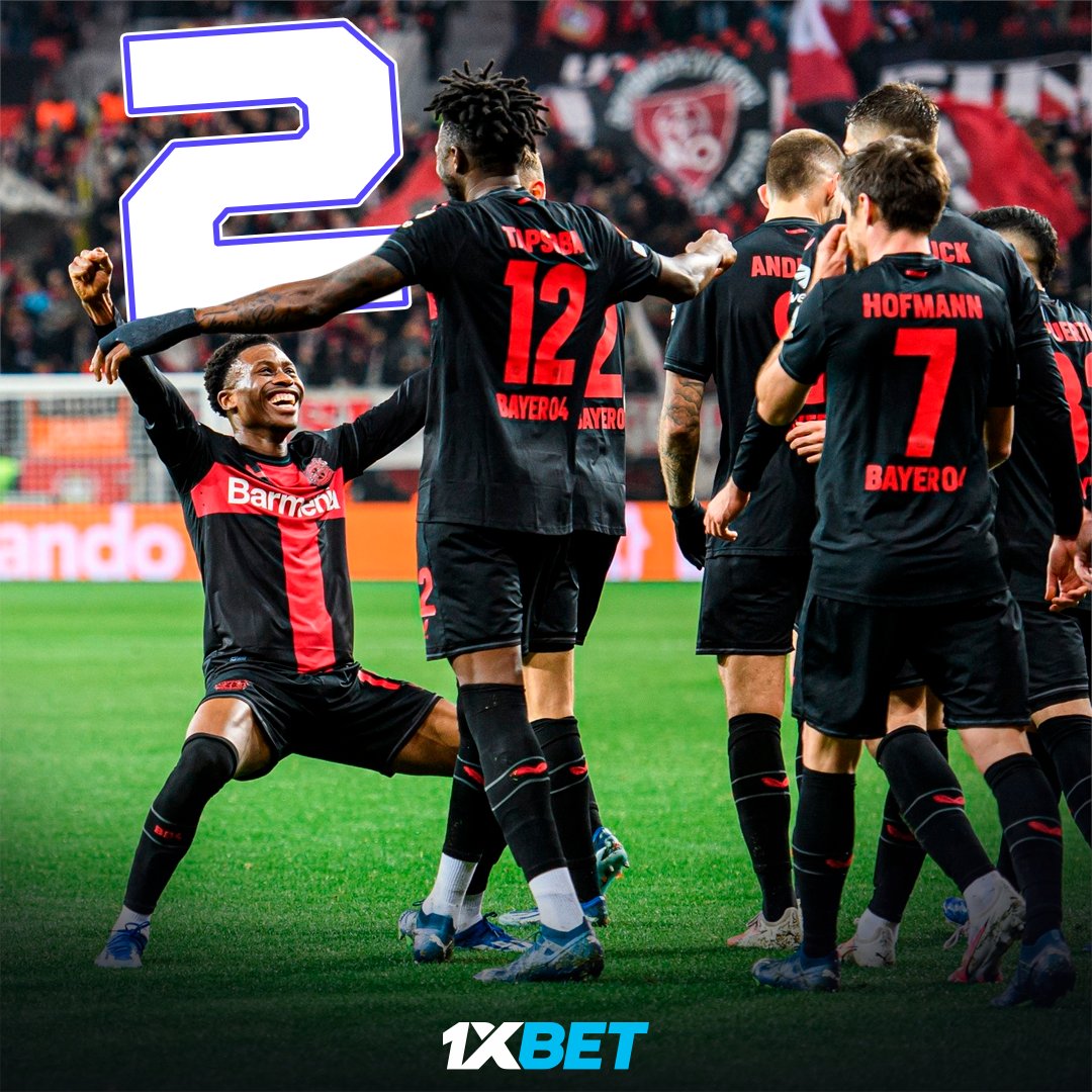 1xBet_Eng's tweet photo. A reminder of the Bayer 04 giveaway 🔴⚫️

Just 2⃣ games until the FULL UNBEATEN season

Same terms: 4⃣ 10$ promos for each Bayer’s win

Write your IDs in the comments if you believe in them! 👇 https://t.co/TLWa01H5gH
