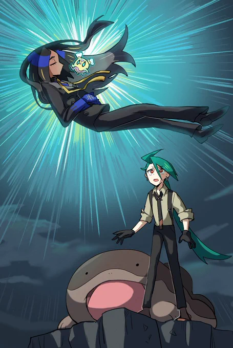 「大将!空から総大将が!」 