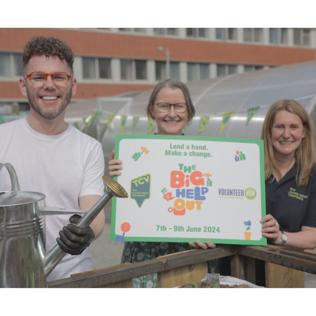 @BBCR1's @theDeanlife got hands-on volunteering at @TCVtweets Grey to Green site this month. Now it's your turn! Join @TheBigHelpOut at BUG (Belfast Urban Garden), Kent Street, on 7 June, 3-7pm. 🌱 #VolunteerNow #Volunteering #Volunteer #TheBigHelpOut #TheBigHelpOut24