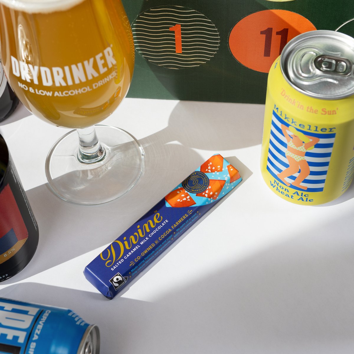 Our hotly anticipated Father's Day Gift Box is in stock NOW!

A handpicked selection of 24 non-alcoholic beers (IPAS, lagers, and stouts). 🍻

We've teamed up with Divine to add a salted caramel treat to the box for the Dads

Last year, the case was a total sellout! Don't miss it