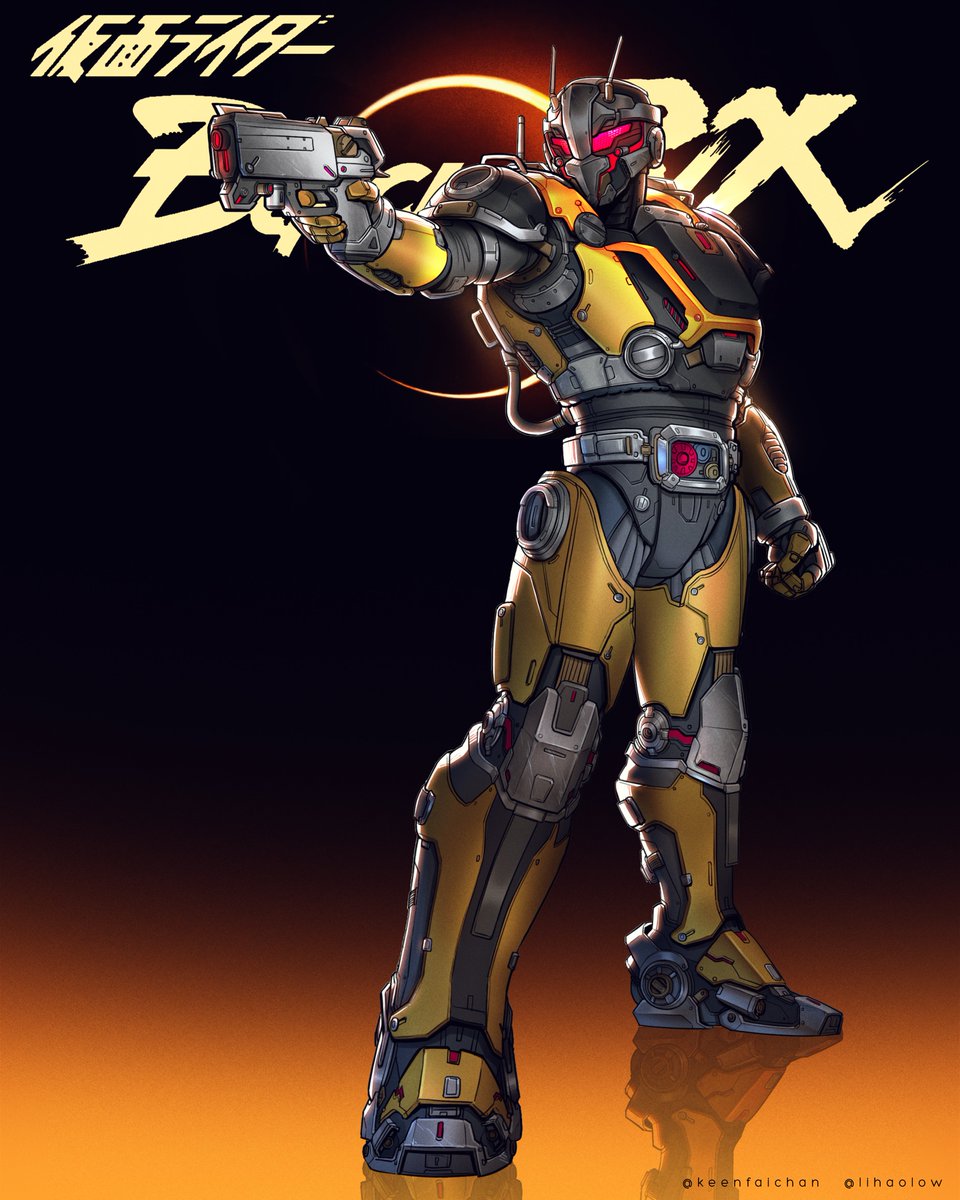 lihaolow's tweet image. 感謝輝哥帶著我飛著畫我童年最帥的假面騎士, Black RX 畫RX時找回以前的片段來看，還是很帥啊。  

假面騎士BLACK 和生化騎士Bio Rider - @fai_keen
排版設計 和 總色調 - @fai_keen

#仮面ライダー #仮面ライダーblack #仮面ライダーblackrx #kamenriderblack #kamenriderblackrx #tokusatsu