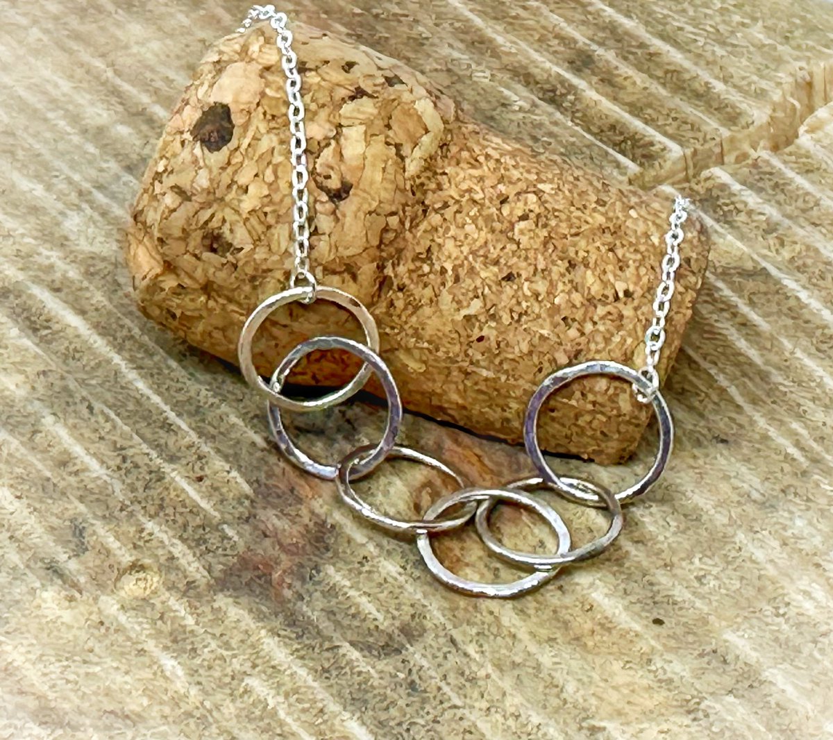 ShackRr's tweet photo. A new make for me, a gift for a friend on her 60th birthday..6 rings for each wonder decade. #makersgonnamake #rrsshack #handmadeinworcester #worcester #worcestershire https://t.co/tktfiNLakN