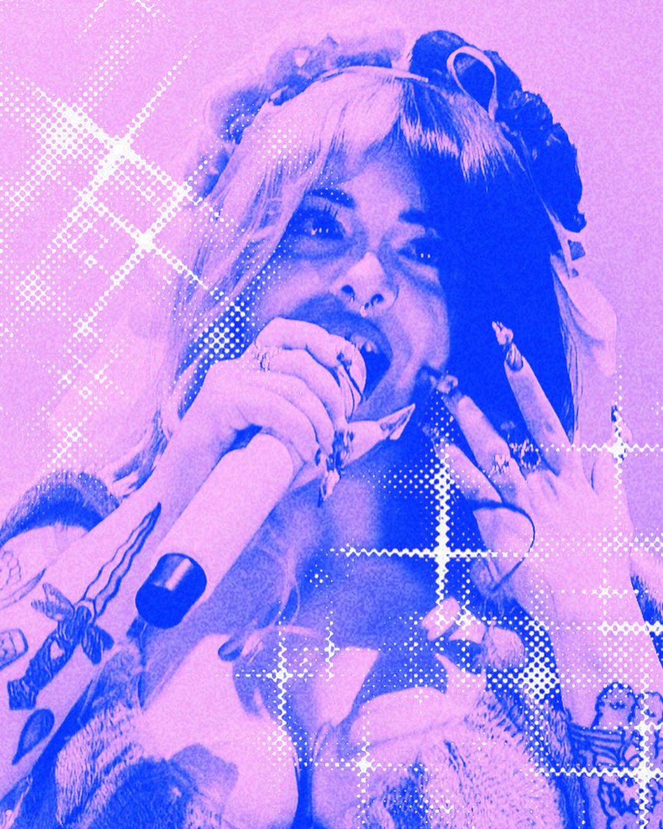 LlVlNGDECEASED's tweet photo. Melanie Martinez photographed last night at “The Trilogy Tour” show last night in Denver, CO. 🩷

📸: picsbysila on Instagram https://t.co/pcL1RyQ8bX