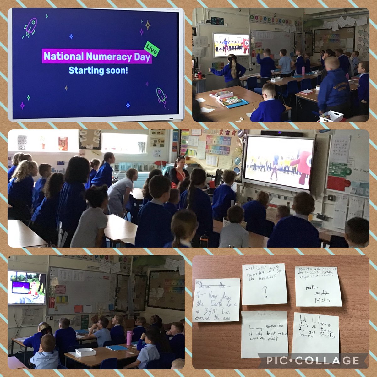 Year 3 enjoyed joining in the @Nat_Numeracy live lesson for #Nationalnumeracyday2024! ✖️➖️➕️➗️