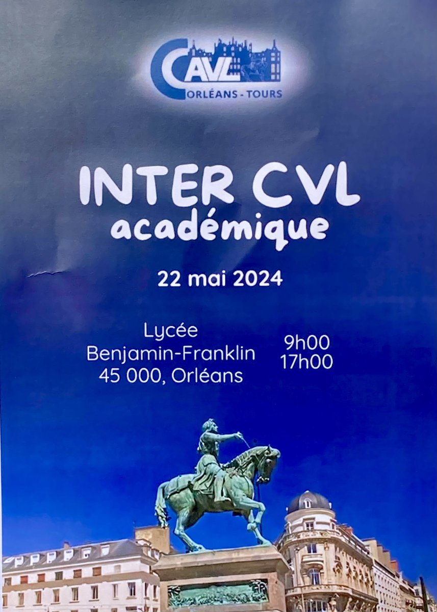 RafaelCauchi's tweet photo. 🔛 Journée Inter #CVL @ac_orleanstours organisée par le #CAVL et Sylvain Disson #DAVL
🔹 Bilan de la mandature CAVL 2022-2024
🔹 Théâtre forum #harcelement
🔹 Ateliers thématiques #VieLyceenne
👏 Merci et bravo aux élèves élus lycéens pour leur engagement ! https://t.co/3odYPV9qs2