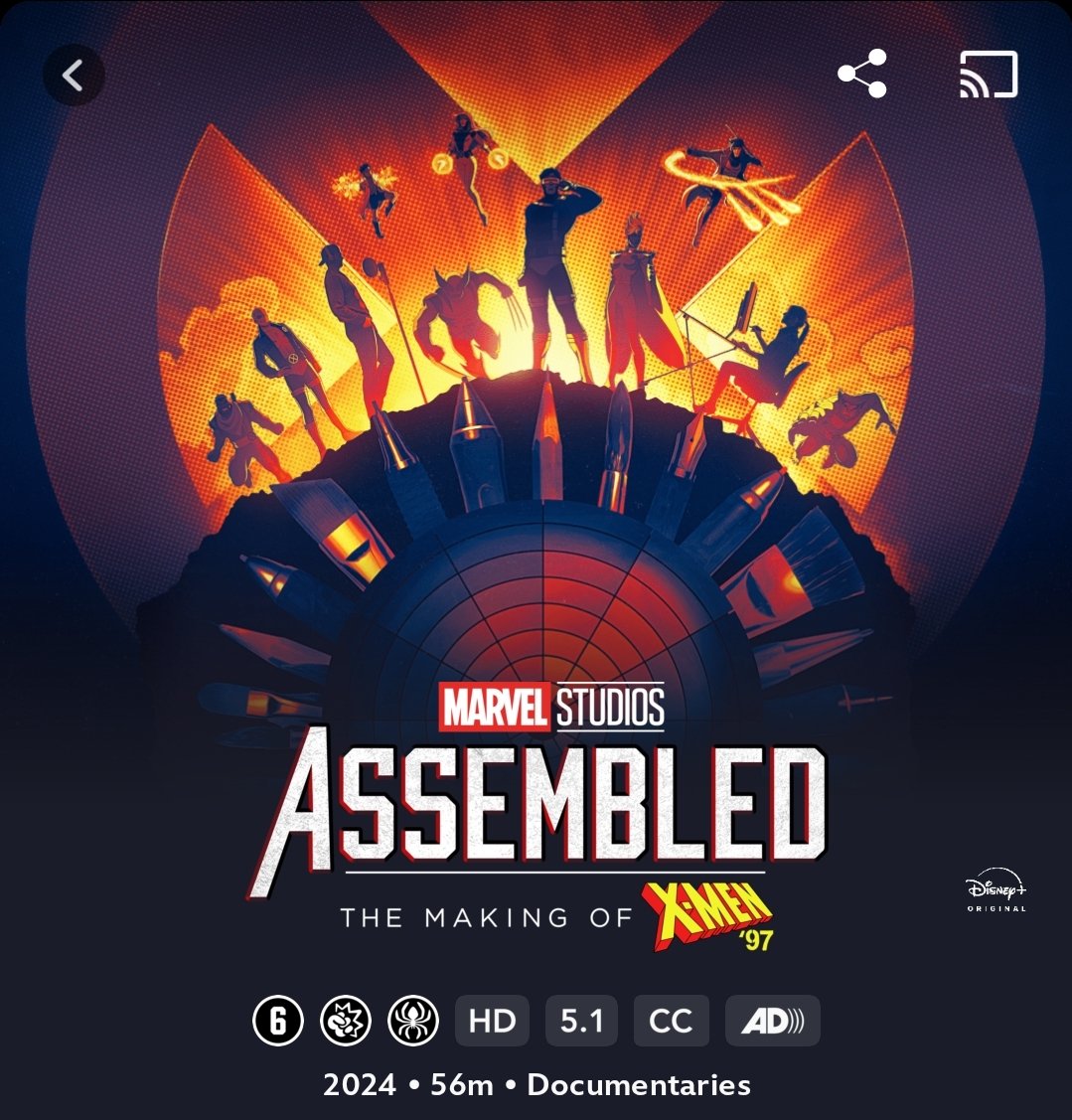 XMenUpdate's tweet photo. ‘THE MAKING OF #XMEN97’ is now streaming on Disney Plus. https://t.co/Xs67UwcTFU