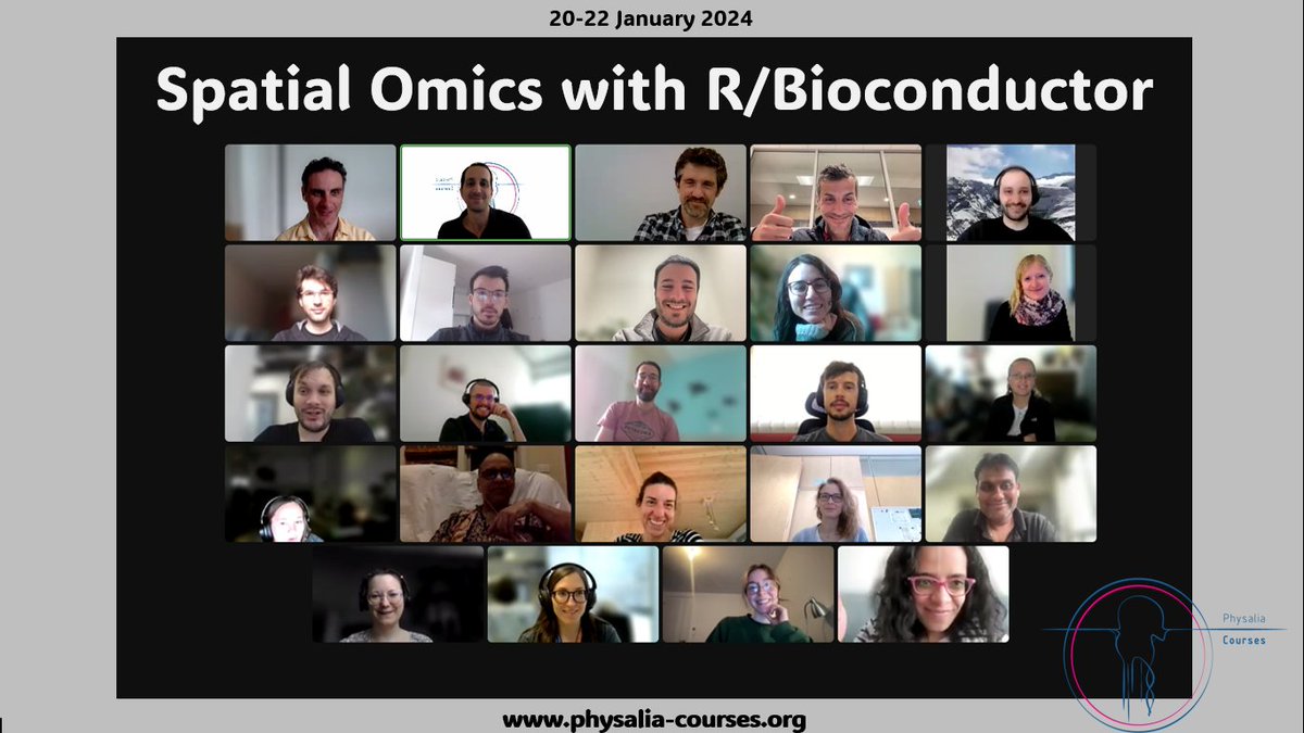 Physacourses's tweet image. A huge thank you to @steman_research, @LGMartelotto, and everyone who joined us for the first edition of the #SpatialOmics course! 🎉
We hope you enjoyed the week and are now armed with valuable spatial-omics insights to propel your future research. 🌟🔬