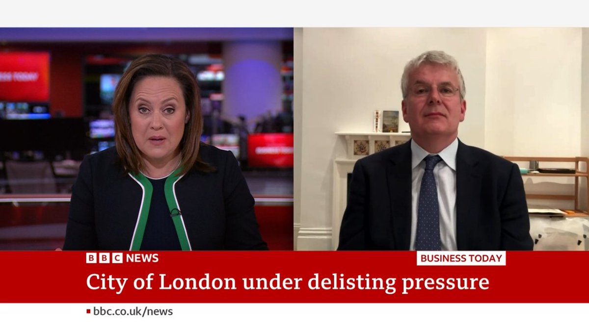 This morning our CIO Robert Alster joined @SallyBundockBBC on @BBCNews' Business Today to discuss UK mining company Anglo American, City of London worries about potential delistings, reasons for some companies' move abroad, and the market impacts: bbc.co.uk/iplayer/episod…