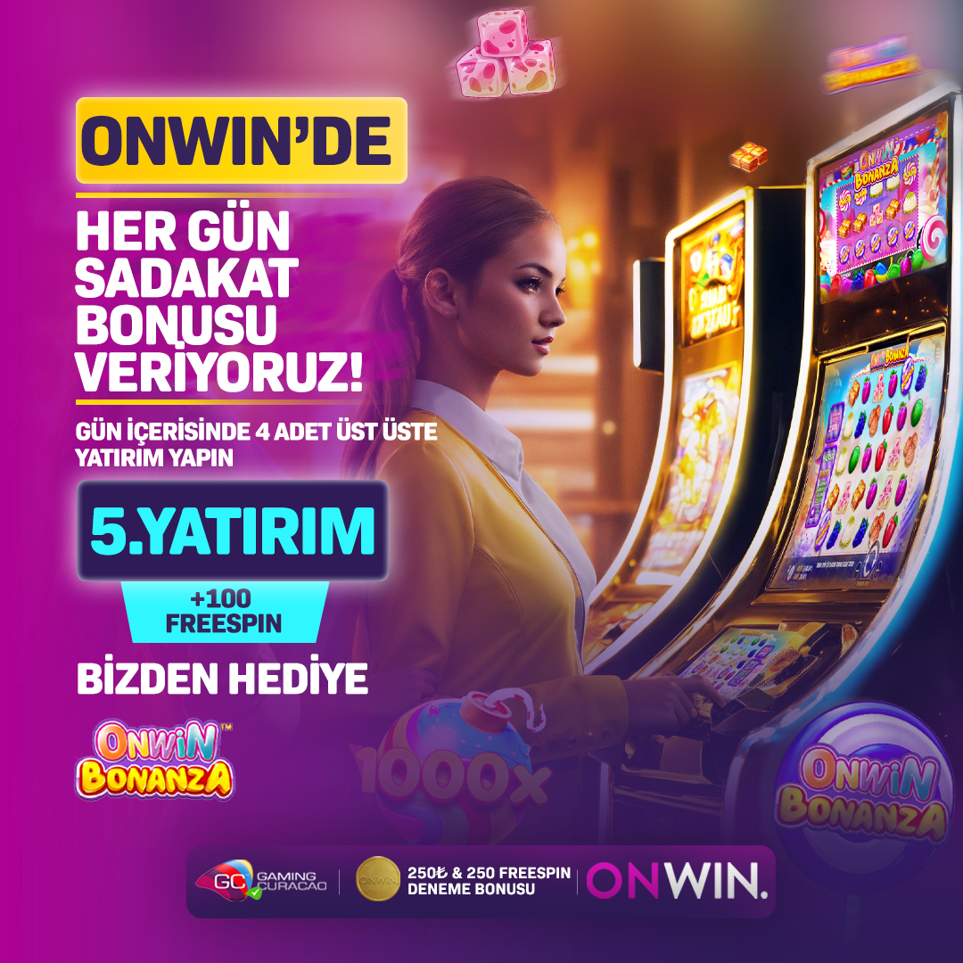 ❤️ SADAKAT BONUSU KAZANDINIZ !

🎁 ONWIN'e Olan Sadakatiniz Karşılıksız Kalmayacak!

❗️ Gün içerisindeki 4 yatırım İşleminiz Sırasıyla:
🟢100TL🟢
🟢500TL🟢
🟢350TL🟢
🟢250TL🟢

✔️ Olduğunda 5. Yatırım İçin 100TL Veya 500FREESPİN Bizden!

✅ Giriş: cutt.ly/onwingunceladr…