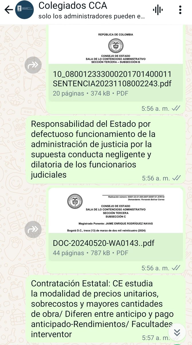 relatoriaCCA's tweet photo. Nuestro canal de difusión WhatsApp sigue creciendo y ofreciendo información jurídica de calidad y en tiempo real a los colegiados activos, información diaria https://t.co/reVg9sTpTB