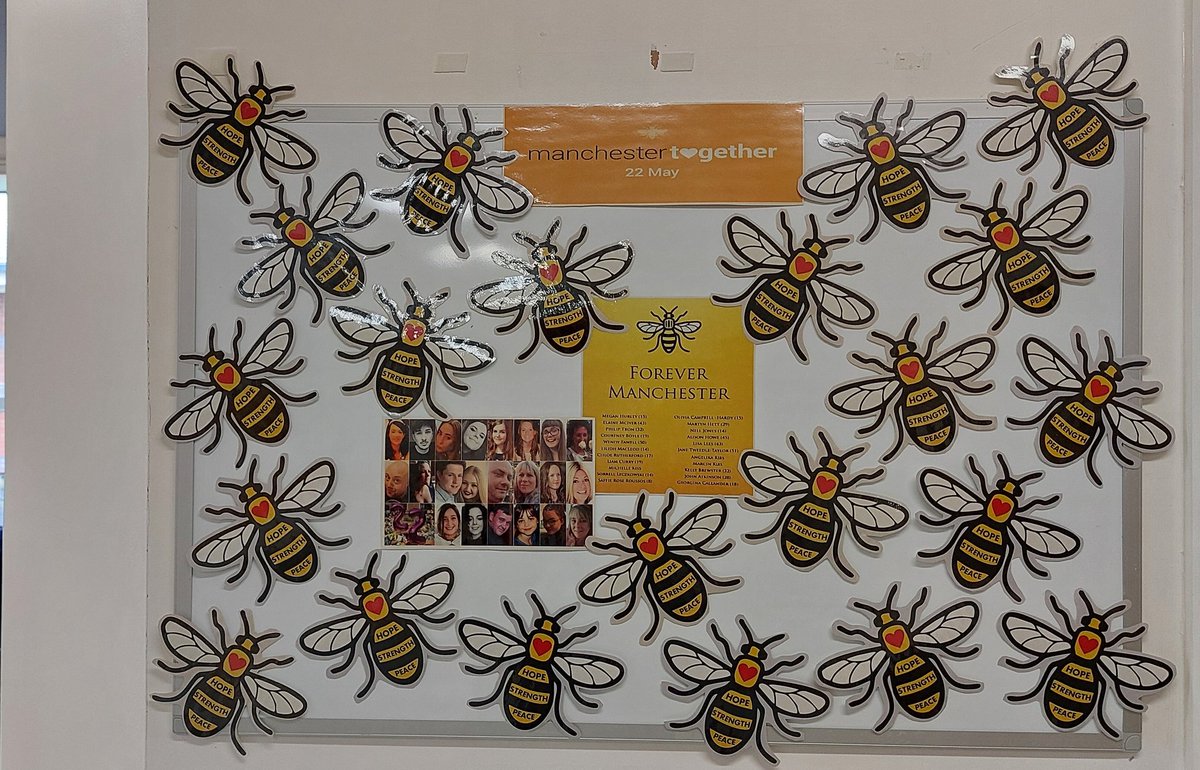 Thank you Tracy Thomson for this wonderful board on our day of reflection 7 years on. We will remember them 🐝❤️