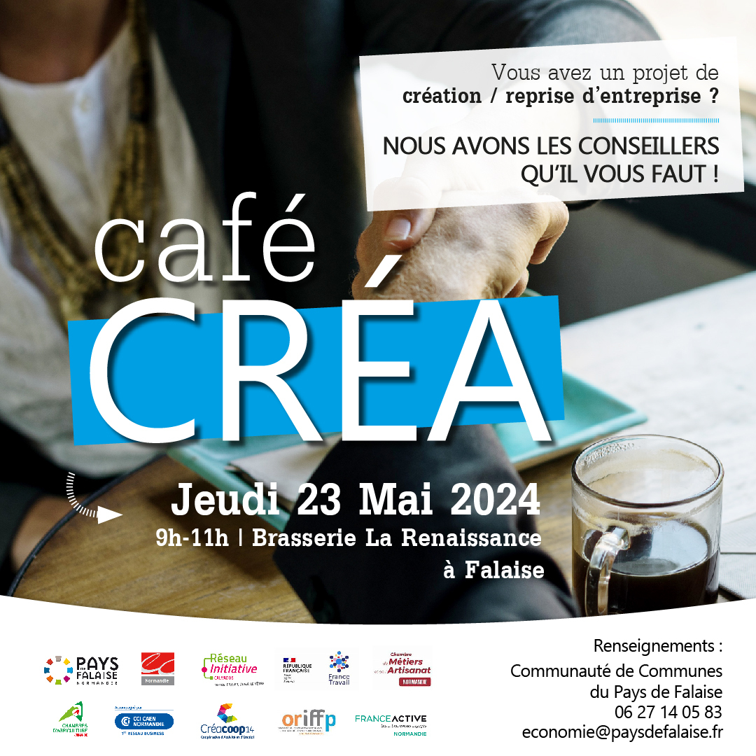 [ÉCONOMIE] 📣 Ne manquez pas demain le café créa de la création d'entreprise organisé par la Communauté de Communes du Pays de Falaise
📆  Jeudi 23 Mai 2024
⏲  9h à 11h
Plus d'infos ⬇
swll.to/q8TrlyF
#PaysDeFalaise #CafeCrea