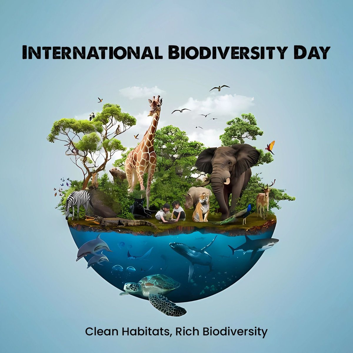 Let's unite to protect biodiversity, promote sustainable agriculture, and fight climate change. On 'International Biodiversity Day', let's do our part to keep our planet clean and green for a healthier future. #InternationalBiodiversityDay