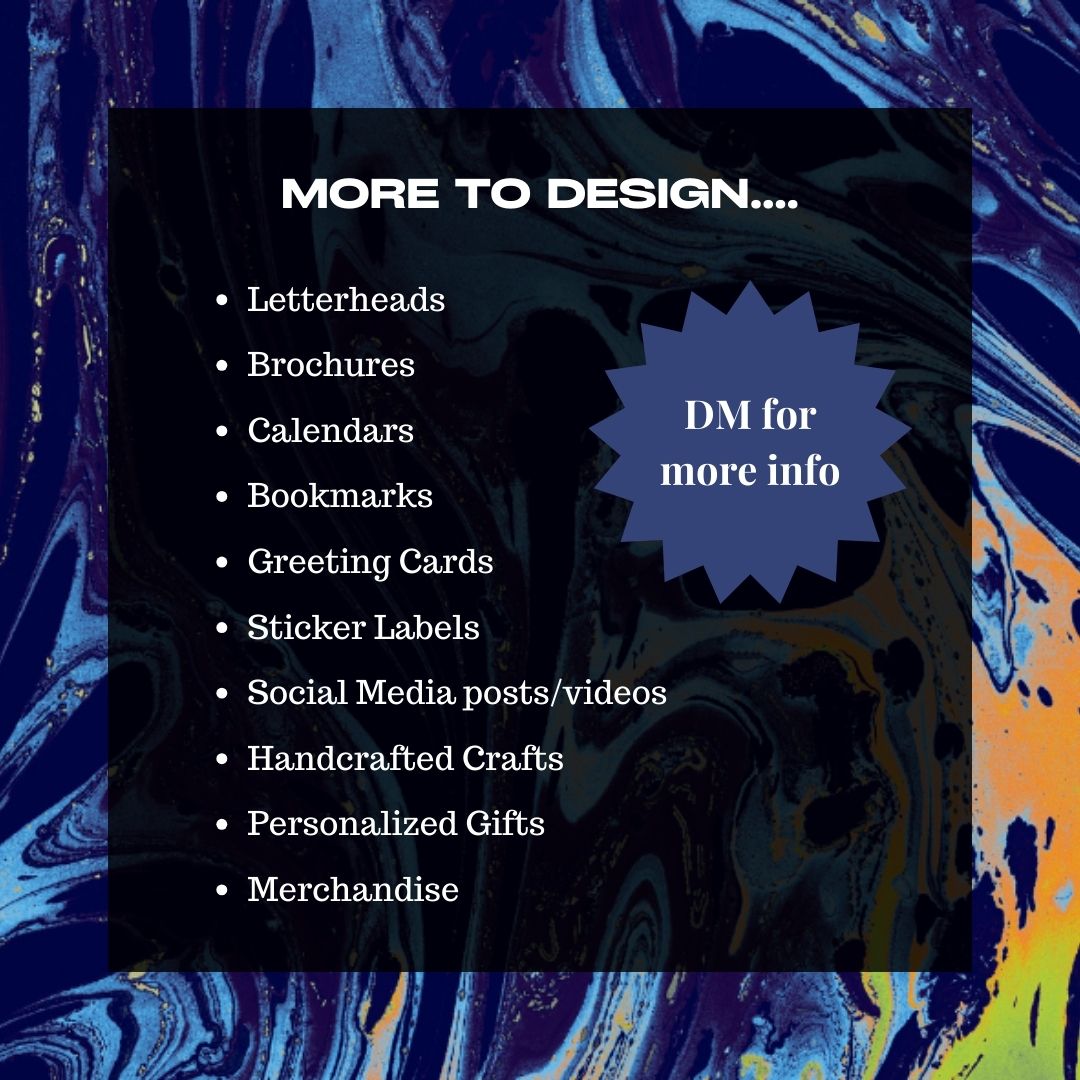 M3AtelierDesign's tweet photo. M³ Atelier Designs will create a lot more for your business or personalized gifting!

DM for info

#graphicdesign #design #gift #designers #personalizedgifts #corporategifts #socialmedia #socialmediamarketing #business #digitalmarketing https://t.co/hNDLzb1d6u