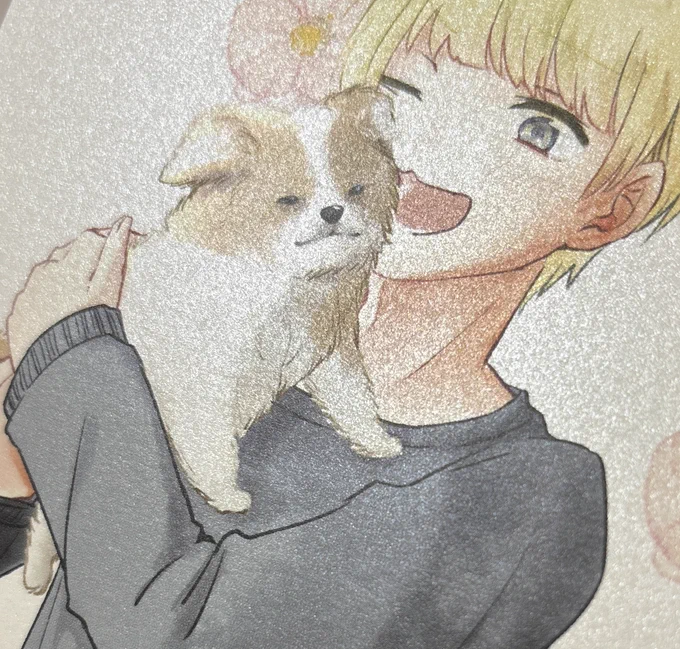 ポスカキラキラ。この紙好き。