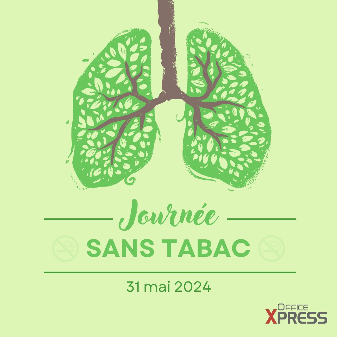 OfficeXpressFR's tweet photo. 🚭 Journée sans tabac : Un nouveau départ pour une vie plus saine ! 🚭

La Journée sans tabac est l'occasion idéale pour réfléchir aux impacts du tabagisme et pour soutenir ceux qui souhaitent arrêter. ✔️

#JournéeSansTabac #Santé #BienEtre https://t.co/6NbARRikex