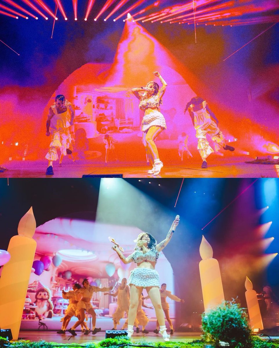 LlVlNGDECEASED's tweet photo. Melanie Martinez photographed last night at “The Trilogy Tour” show last night in Denver, CO. 💗

📸: picsbysila on Instagram https://t.co/Mh67dpdYzi