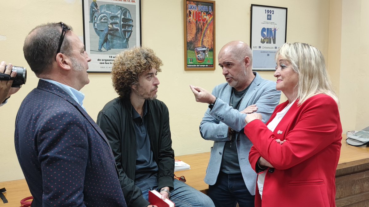 ccoo_ext's tweet photo. Inicio de las jornadas de @ccoo_ext sobre la repercusión de las Elecciones Europeas #9J en el mundo del trabajo y la importancia de reforzar las opciones progresistas frente a la amenaza de la extrema derecha y la ideología ultraliberal

Intervienen @UnaiSordo y @encar_chacon https://t.co/JOsO5zTufY