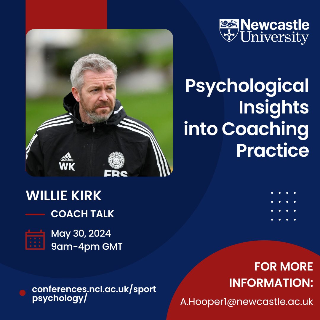 Psychological Insights Into Coaching Practice (@psychologicali7) on Twitter photo CONFIRMED SPEAKER: Willie Kirk
With 10+ years managerial experience, Willie is one of our coach speakers this year!
1 week left to register!: forms.office.com/e/JPHk47EXPJ
#PIICP24 #coachtalk #football
<a href="/BPS_DSEP/">BPS Sport & Exercise Psychology (DSEP)</a> <a href="/BASES_Psy/">CASES Division of Psychology</a> CONFIRMED SPEAKER: Willie Kirk
With 10+ years managerial experience, Willie is one of our coach speakers this year!
1 week left to register!: forms.office.com/e/JPHk47EXPJ
#PIICP24 #coachtalk #football
<a href="/BPS_DSEP/">BPS Sport & Exercise Psychology (DSEP)</a> <a href="/BASES_Psy/">CASES Division of Psychology</a>