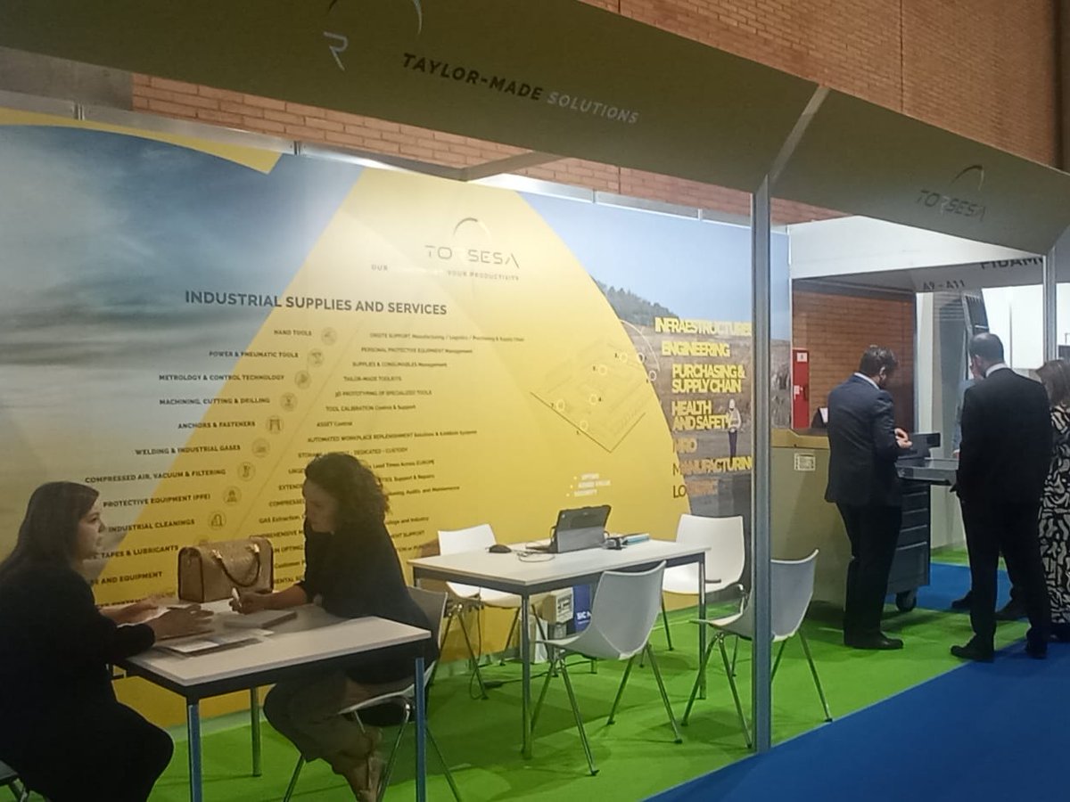 Torsesa's tweet photo. Durante @adm_sevilla hemos conectado con empresas y proveedores de la #industriaaeroespacial y defensa de España. A través de #B2BMeetingsy #networking discutimos innovaciones, oportunidades de inversión y fortalecimiento de relaciones estratégicas. @trade_andalucia #ADMSevilla24 https://t.co/QwE6Nkao81