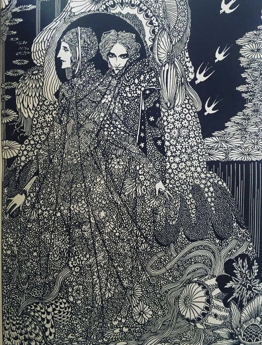 It's #WorldGothDay and what better way to celebrate it than with a Harry Clarke's illustration for top goth Edgar Allan Poe's Tales of Mystery and Imagination🖤