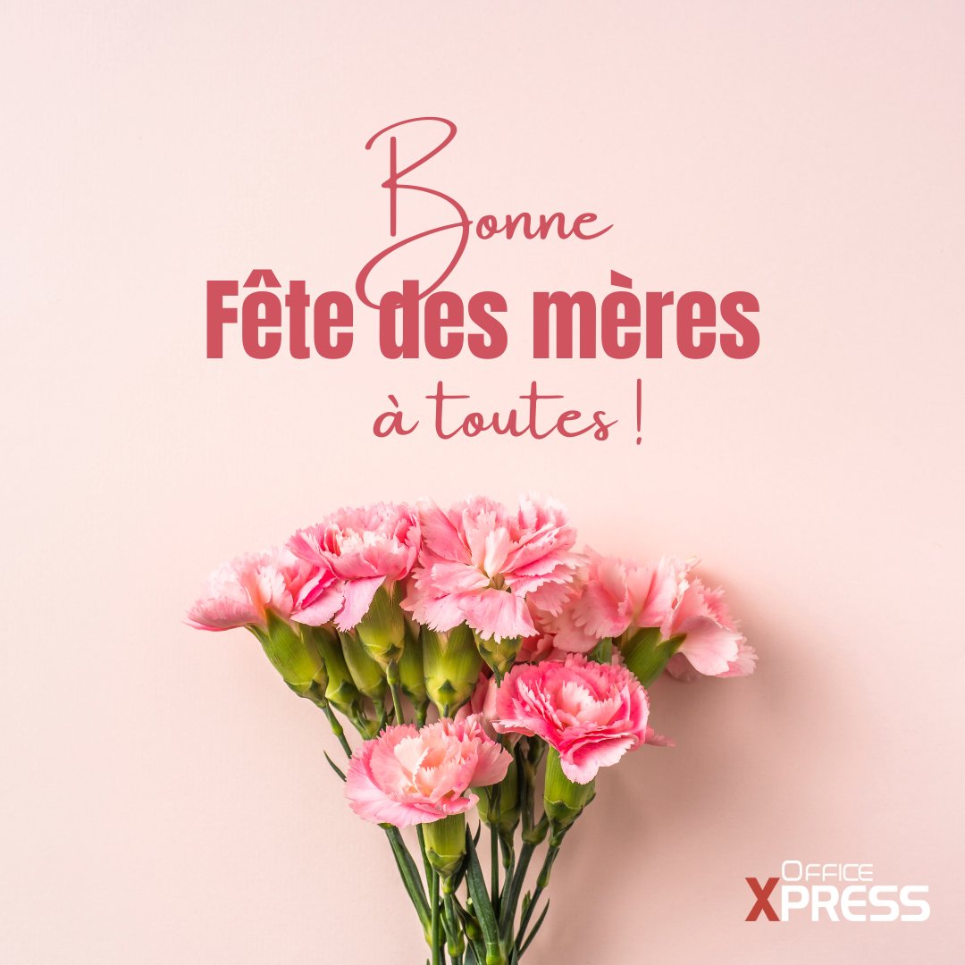 OfficeXpressFR's tweet photo. 🌷 Joyeuse fête des Mères ! 🌷

Aujourd'hui, nous rendons hommage à toutes les mamans qui font partie de notre équipe, ainsi qu'à celles de nos clients et partenaires.❤️ 

#FêteDesMères #MerciMamans #AmourMaternel #Famille https://t.co/U8OgwPyLhg