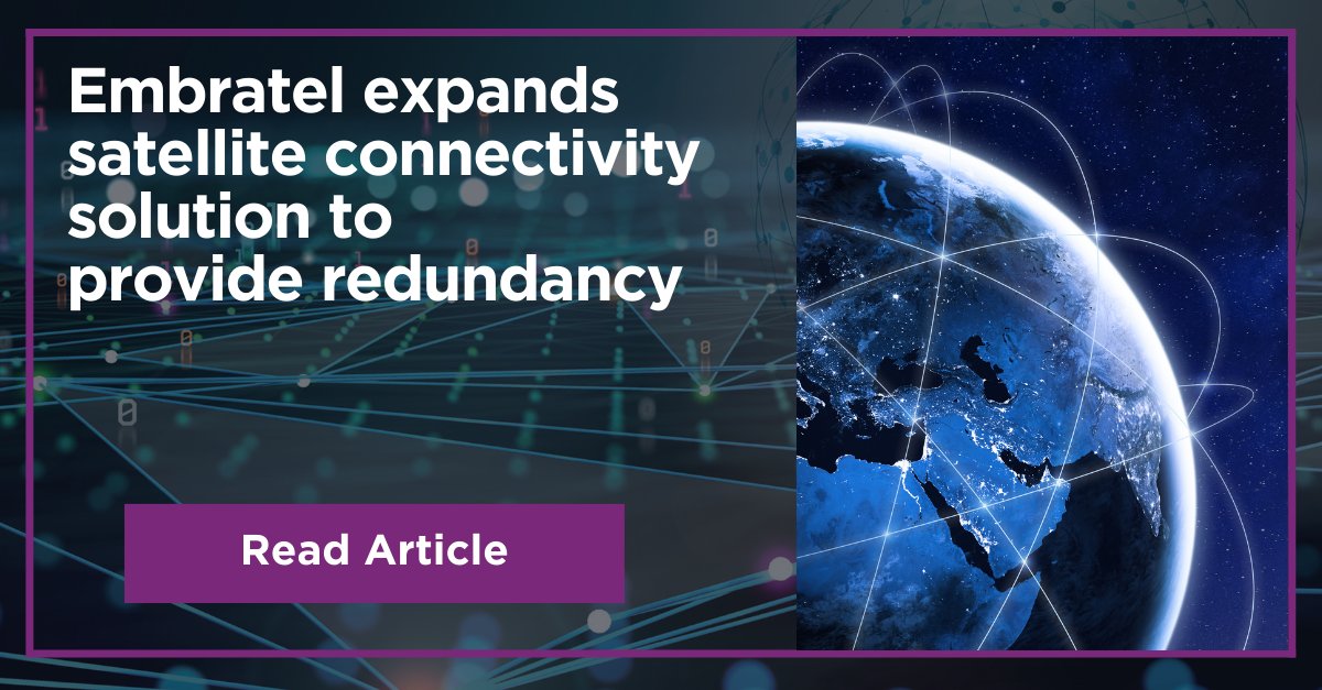 .<a href="/embratel/">Embratel</a> has expanded IPSat, its Ka-band satellite broadband service, to offer enhanced redundancy for companies across all sectors. This upgraded connectivity solution is ideal for businesses requiring high availability and efficiency.

Full article:
intelligentcio.com/latam/2024/05/…