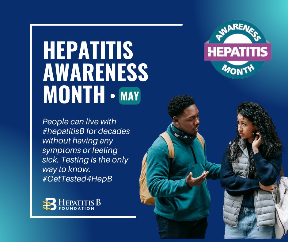 🔊People can live with #hepatitisB for decades without having any symptoms. Left untreated, nearly 1 in 4 people living with #hepB develop serious liver problems, like liver cancer.  

👨‍👩‍👧‍👧 Keep you &amp; your family safe by getting tested. Learn more 👉go.usa.gov/xsxmA