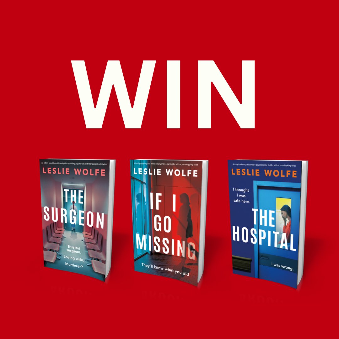 Sign up to @LWNovels newsletter to be in with the chance of winning three twisty eBook thrillers: The Surgeon, If I Go Missing and The Hospital! Enter here: m.cmpgn.page/1bzfms